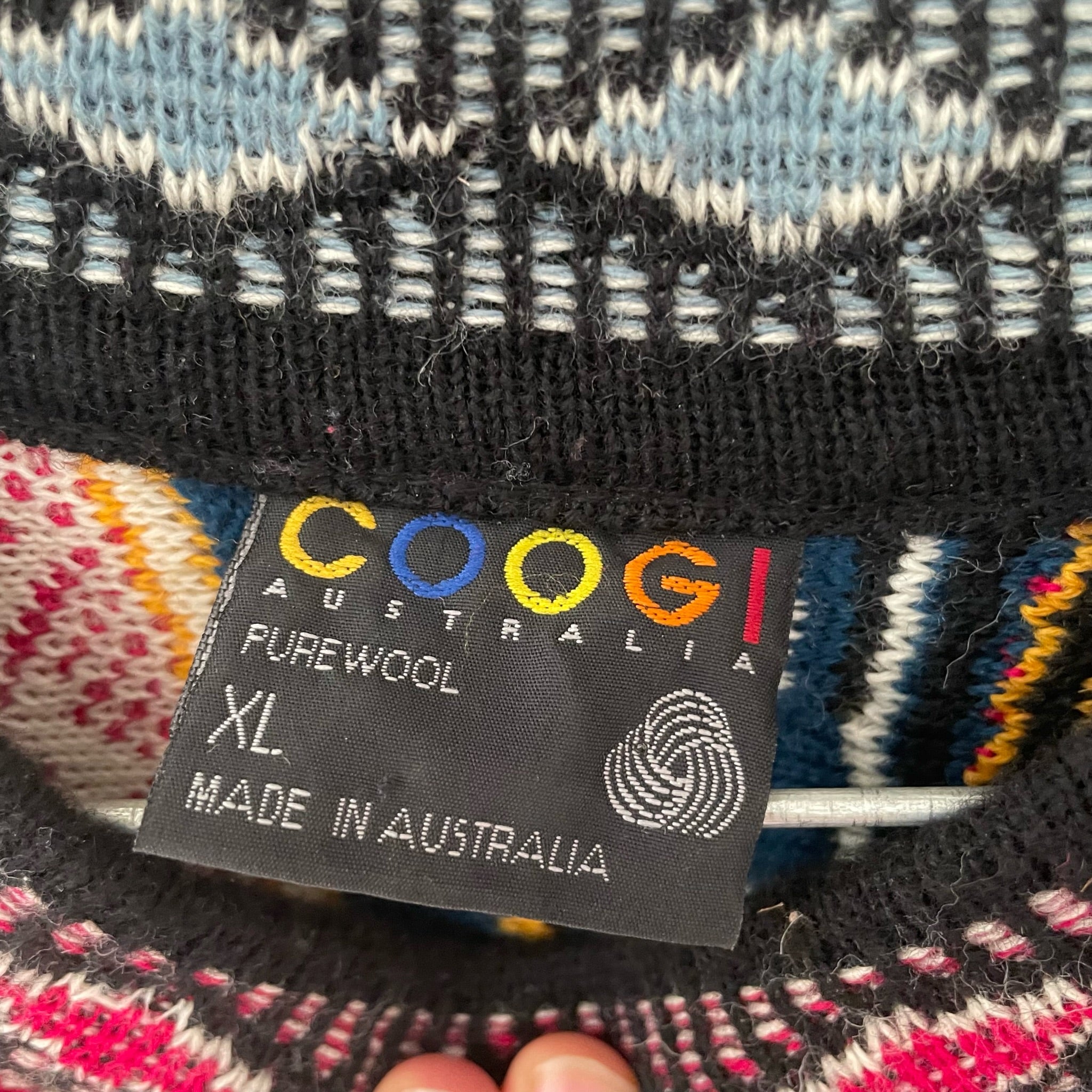 90s COOGI 3Dニットポロシャツ ヘンリーネック 184381191.jpg?cmsp_timestamp=